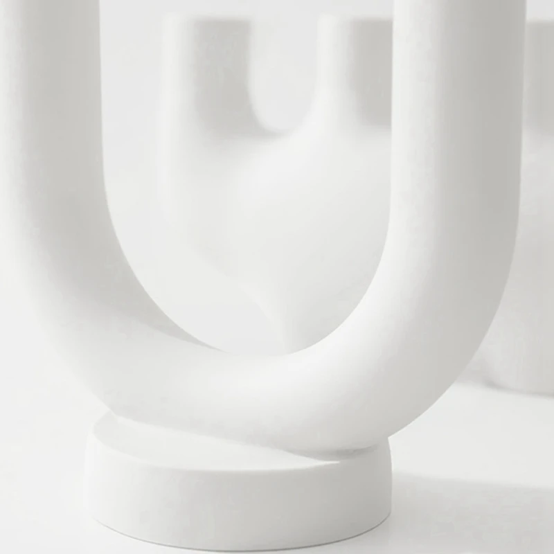 

2x Candle Holder Ceramic Candlestick Minimalist Candle Holder Creative Tealight Holder Candle Stand Desktop Type A & D