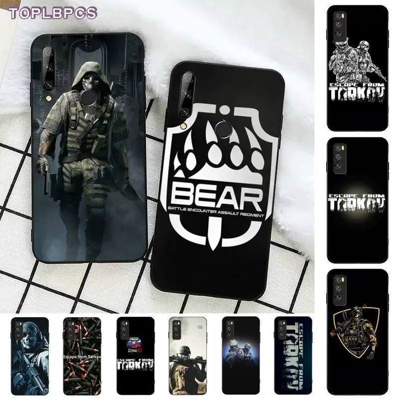 

TOPLBPCS Escape From Tarkov Phone Case for Huawei Honor 8 x 9 10 20 V 30 pro 10 20 lite view 7A 9lite PLAY case