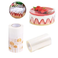 cake decorating tools mousse surround film mousse wrapping tape cake collar roll chocolate candy baking surround film lining