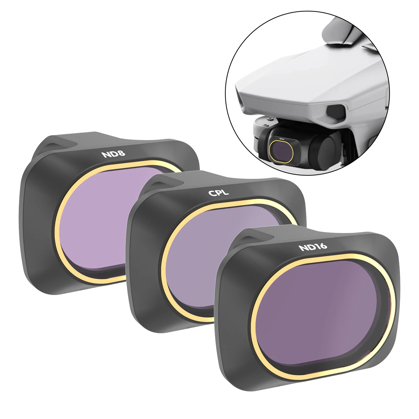 Набор сменных фильтров для объектива CPL ND16 подходит камеры Mavic Mini 2 | Электроника