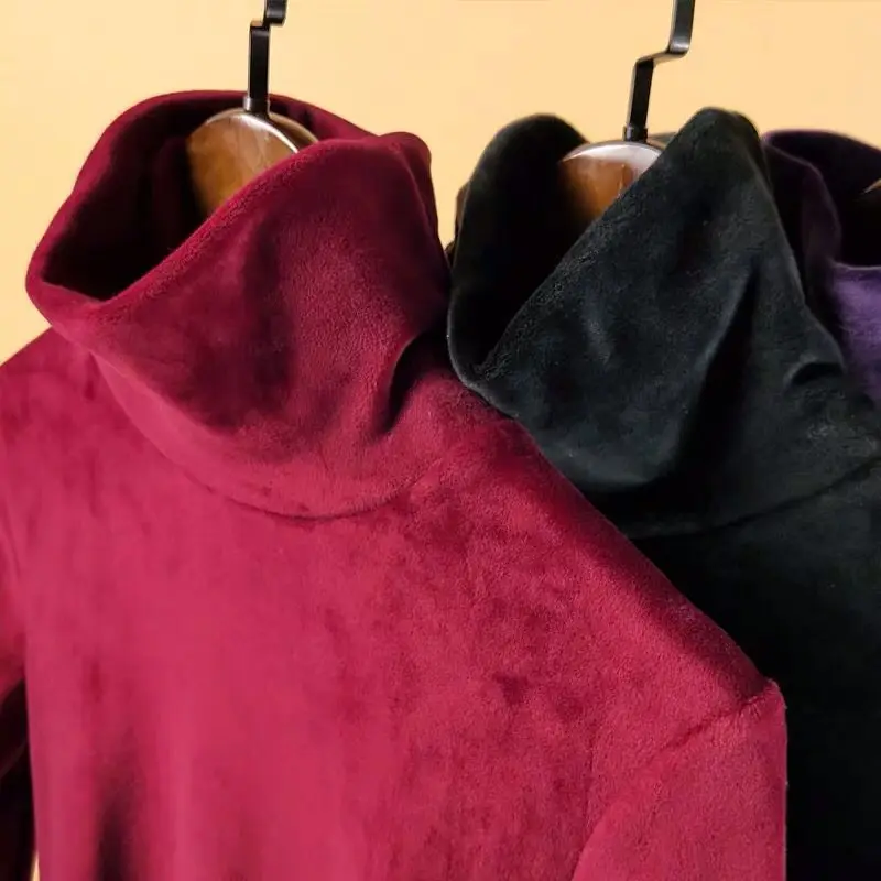 

Autumn Slim Fit Casual Modal Basis Long Sleeve Tshirt Women Round Neck Elegant Solid Color Tops for Women Plus Size 4XL Y27