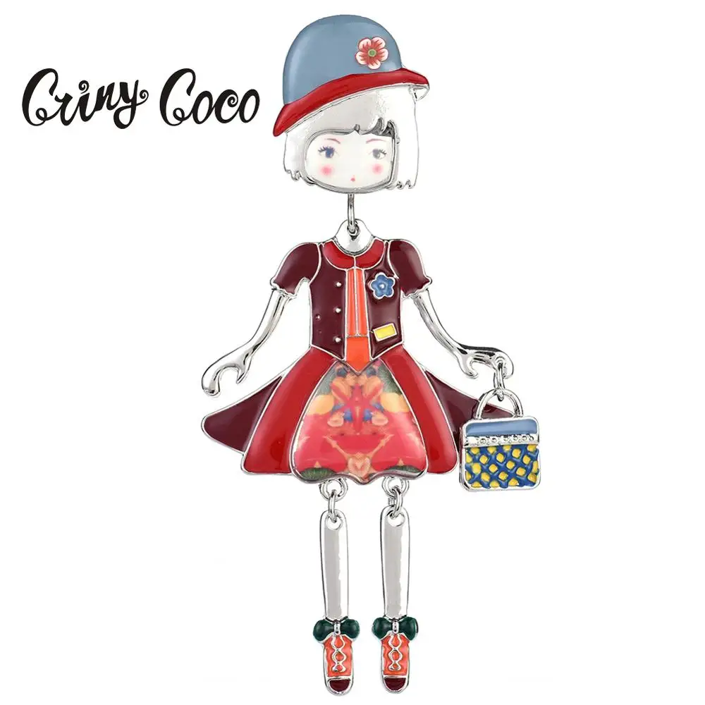 Брошка для девочек Cring Coco брошка с эмалью в классическом стиле отложным