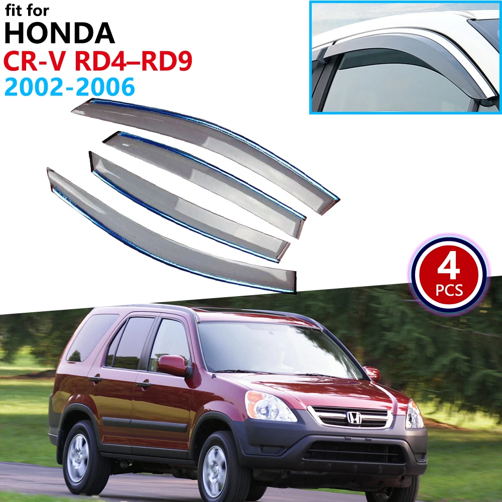 Для Honda CR V RD4 RD9 2002 2003 2004 2005 2006 окно козырек Vent тенты Дождь гвардии отражатель