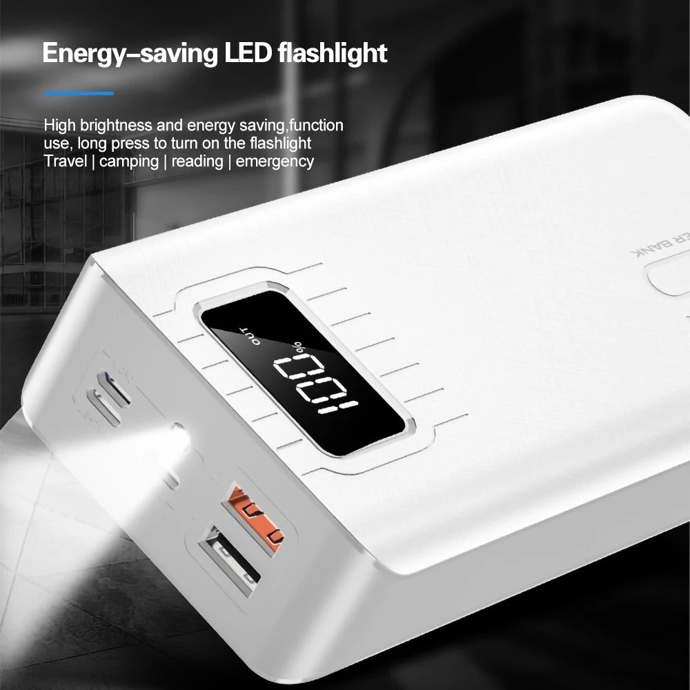 30000mAh Power Bank Портативная зарядка Poverbank Мобильный телефон Внешнее зарядное