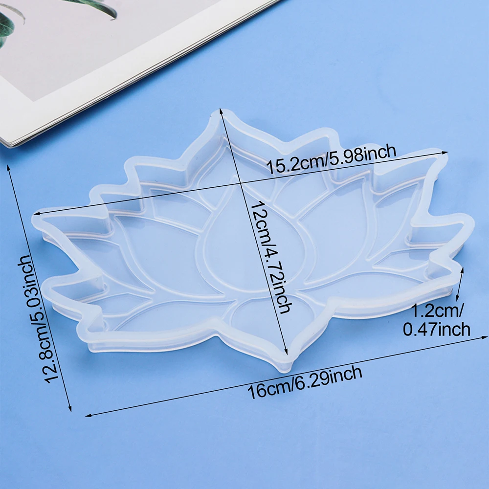 Силиконовая форма для подставки в виде лотоса подставка чаши литья из каучука