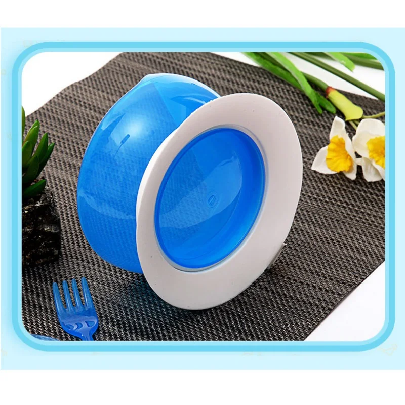 Милая детская посуда 1 комплект Детская обучающая миска для еды ложка присоска