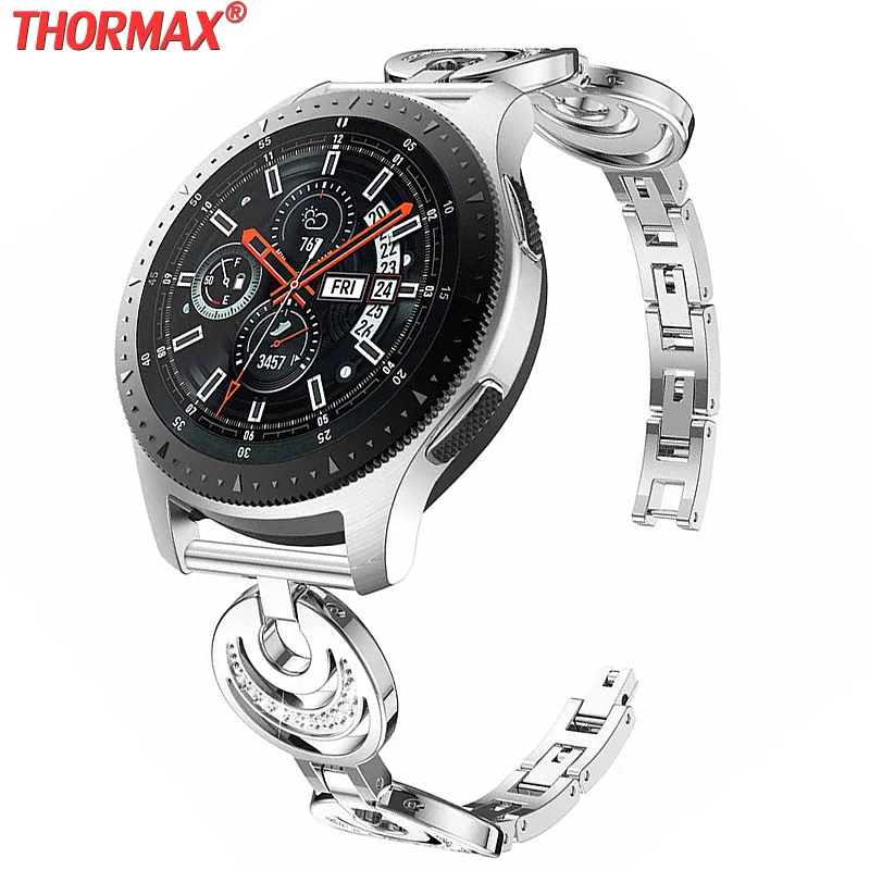 

22mm for Samsung Gear S3 frontier Strap For galaxy watch 46mm Replacement Bracelet Metal Stainless Steel watch band watchband