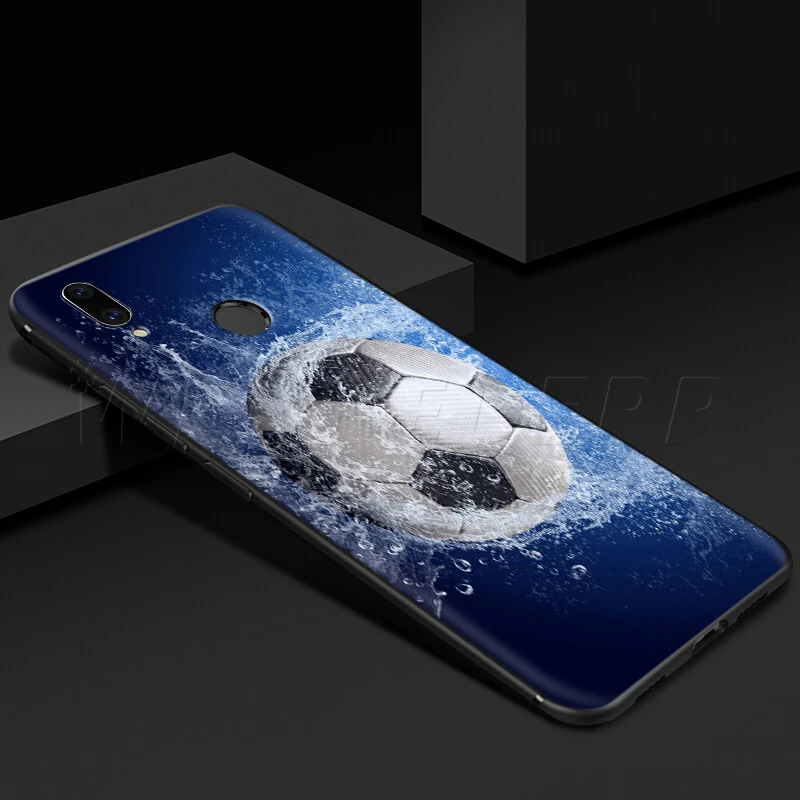 Футбол спортивный чехол для Xiaomi Redmi 4A 4X5 5A 6 6A 7 7A S2 Примечание Go K20 Pro Plus премьер-8 T
