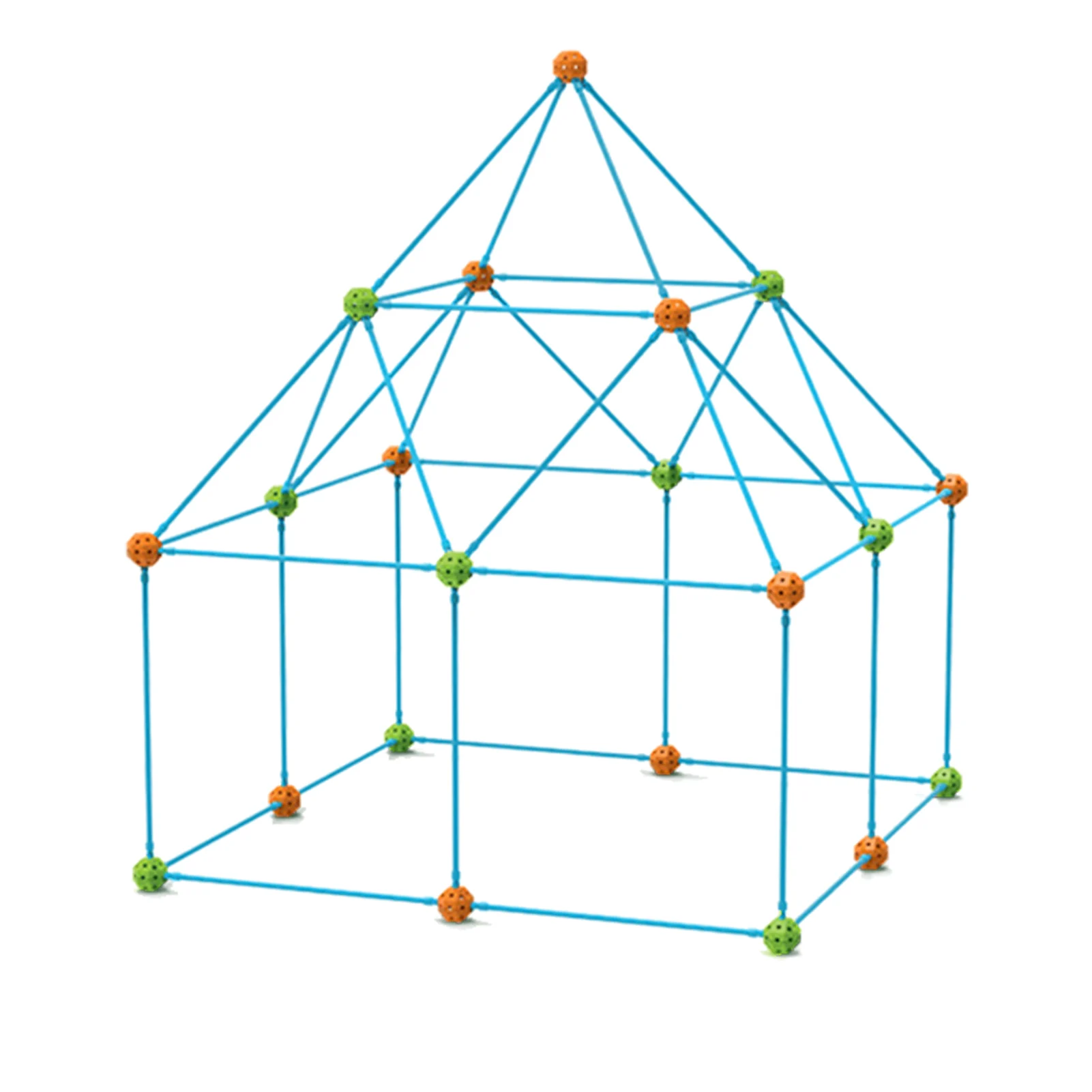 

Children's DIY Bead Tunnel Toy Tent Handmade Puzzle 3D Assembled Indoor Baby Crawling Toy Tent Play House Building Set