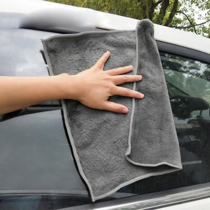 

Dual-Sided Auto Detailing Towels Dry Wet Amphibious Car Wash Towel Window Glass Cleaning Cloth Duster Rag