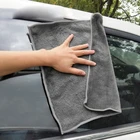 Двухстороннее автомобильное полотенце, для сухой и влажной мойки, тряпка для мытья окон и стекол