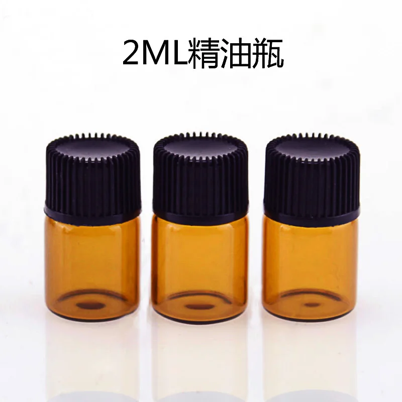 Флакон янтарного эфирного масла 1 мл 2 3 пустые коричневые стеклянные флаконы