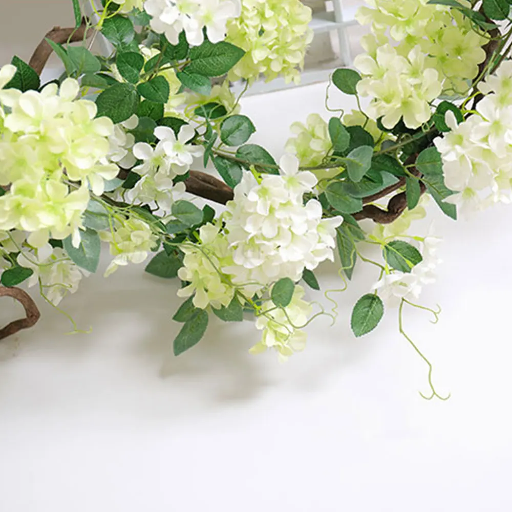 Пластик цветок ротанга симуляция вишни дерево Свадебные стены Крытый потолок