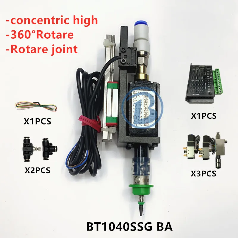 BT1040 SMT HEAD Nema8 hollow shaft stepper for pick place head SMT DIY mountor connector 5mm special  nozzle rotary joint