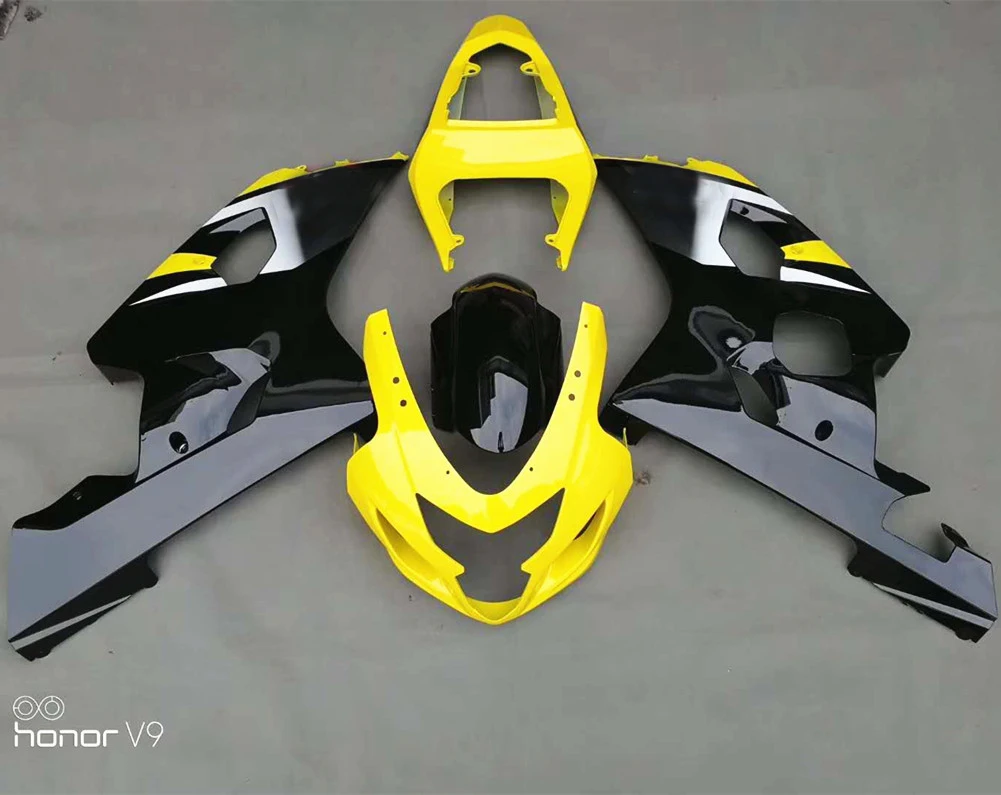 GSXR600 GSXR750 04-05 обтекатель корпус Рабочая рамка Крышка бака боковая панель крыло для