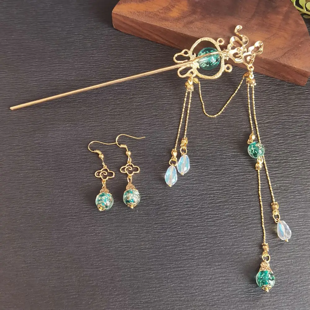 Винтажные висячие серьги Hanfu в китайском стиле классические аксессуары для волос