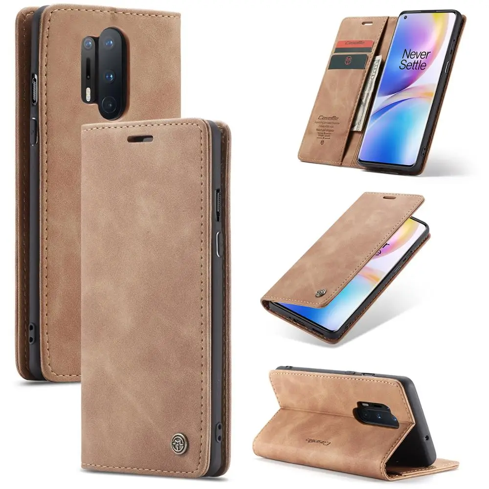 

Magnetic Leather Case For Oneplus 8 Pro Oneplus8 Case Card Holder Stand Phone Bags Cover for Oneplus 7 Pro 1+7 Flip Wallet Case
