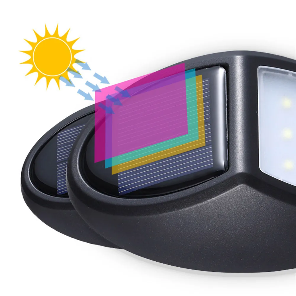 Светодиодный светильник на солнечной батарее 10 светодиодный водонепроницаемый