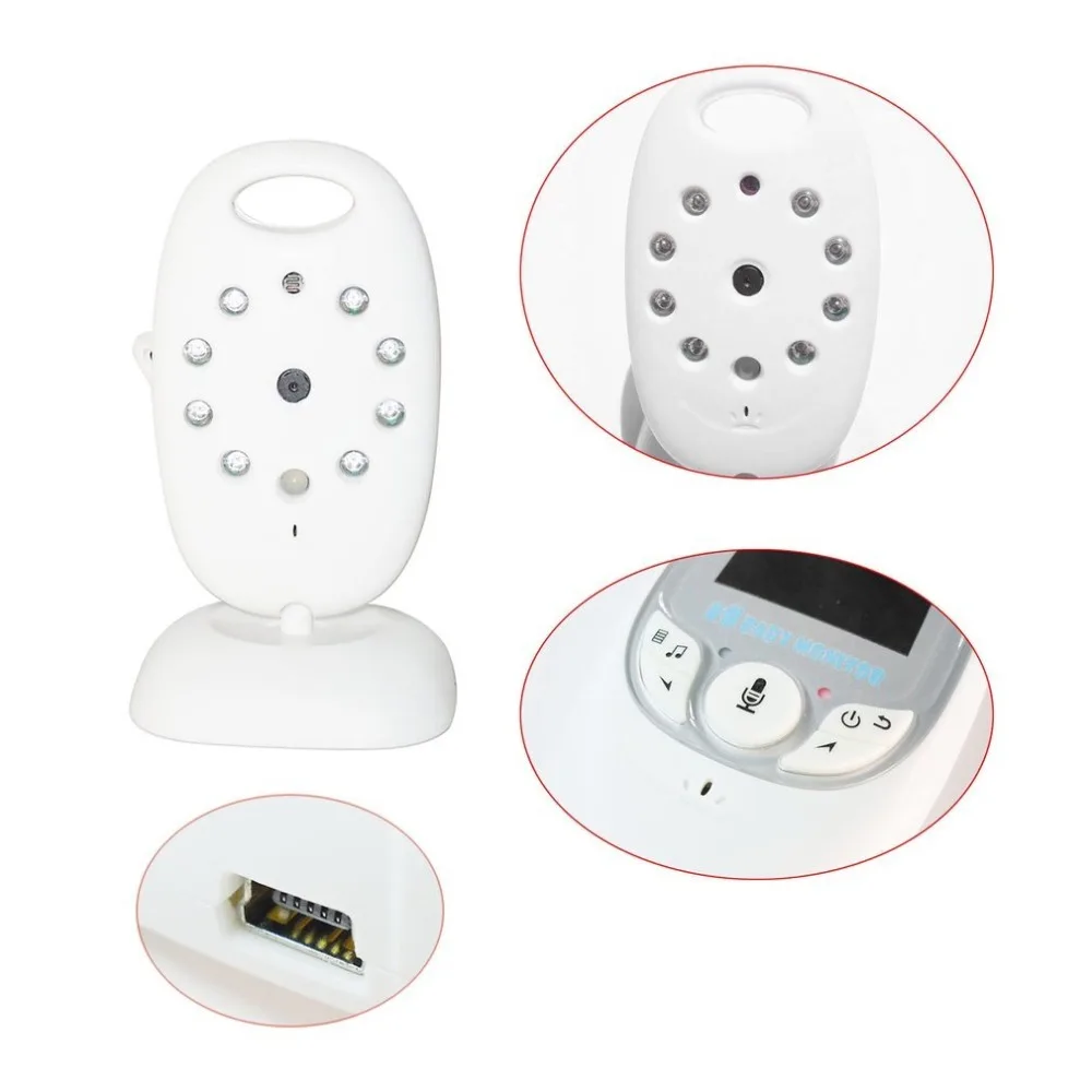 Wireless Digital Baby Monitor 2Inch Color Display Camera Night Vision Security Two Way Talk Back Temperature Monitoring VB601 |