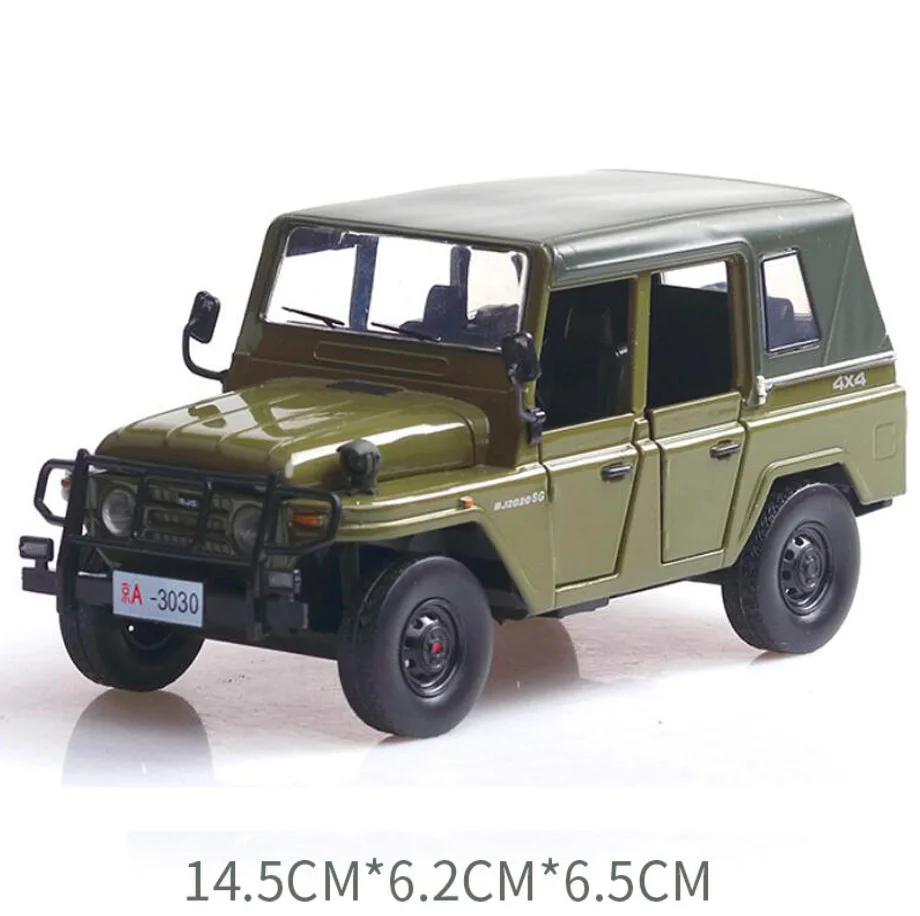Литая модель военного автомобиля 1:28 внедорожника из сплава Электронная