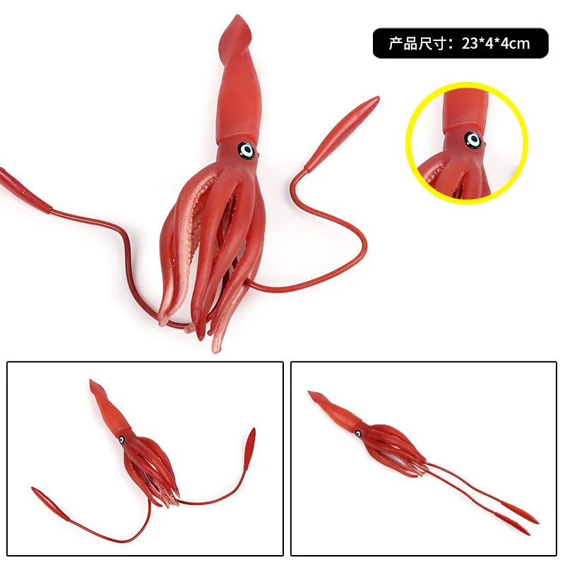 Экшн Фигурки морских животных осьминог креветки морские животные миниатюрные