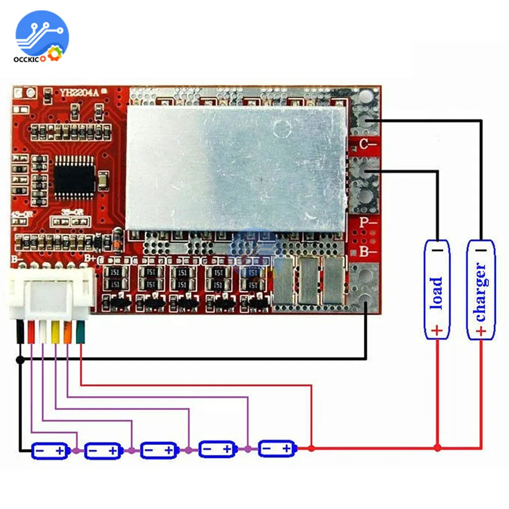 BMS 4S 5S 50A 18650 Литий LiFePO4 Батарея сотовый защита от перегрузки доска 3 2 V 7 баланс для