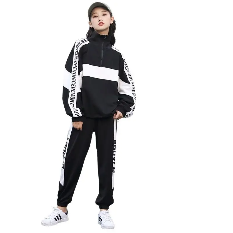 Модный женский спортивный костюм в Корейском стиле бархатный свитер свободный