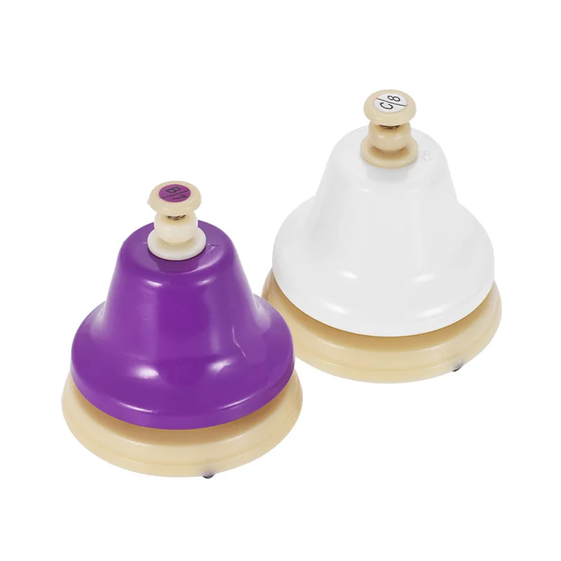 Colorful 8 Note Hand Bell Set Musical Educational Instrument Toy for Children Kids Student | Спорт и развлечения
