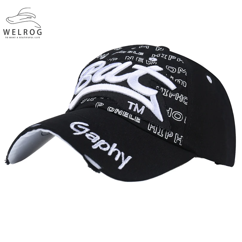 S Baseball Cap Hats Hip Hop Fitted Cheap Hat For Men Women Gorras Curved Brim Hats Damage Caps