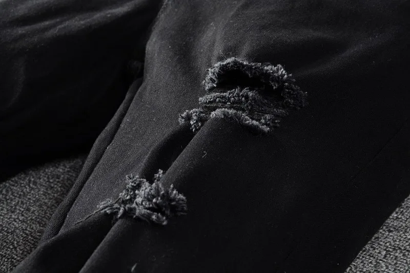 

Casual Streetwear Black Slim Fit Jeans Men 2020 Autumn Masculina Letter Jeans Pants Men Trendy Dance Club Skinny Jeans toursers