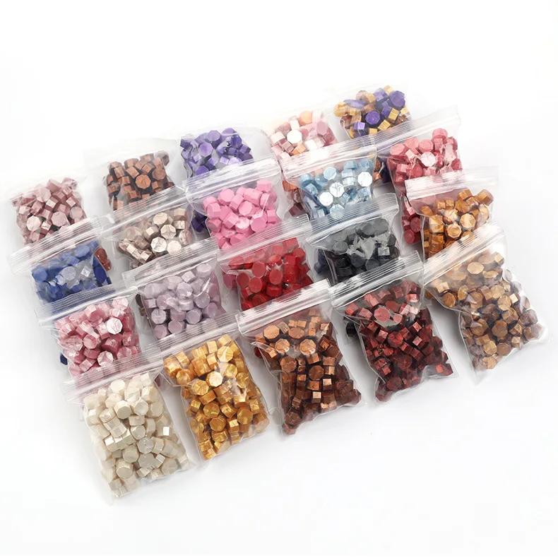 100 шт./лот винтажная восковая печать таблетки бусины для запечатывания восковой