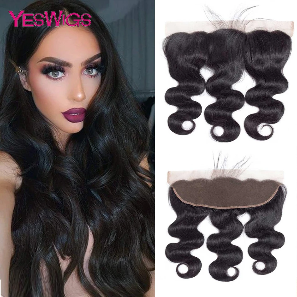 

Body Wave Lace Frontal Closure 13x4 Swiss Lace Remy Human Hair Weaves Malaysian Hair Free Part With Baby Hair
