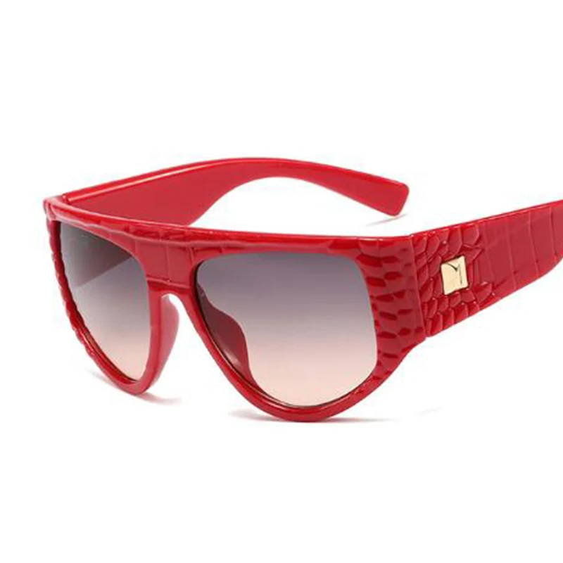 Новинка 2020 модные роскошные квадратные солнцезащитные очки большого размера для