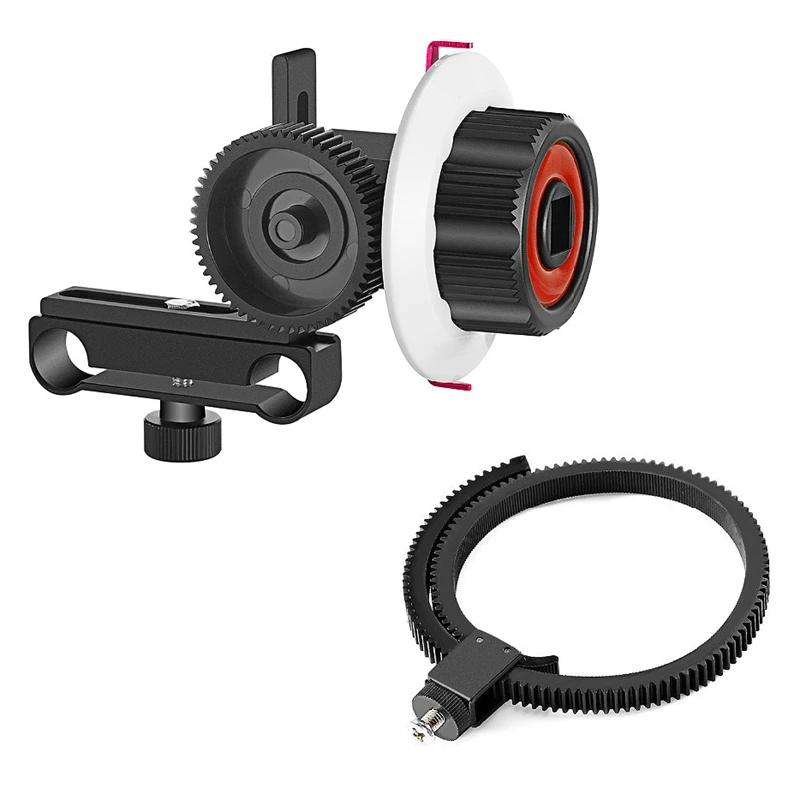 Follow Focus с зубчатым кольцом для Canon и других DSLR камер Видеокамеры DV Video подходит 15 мм
