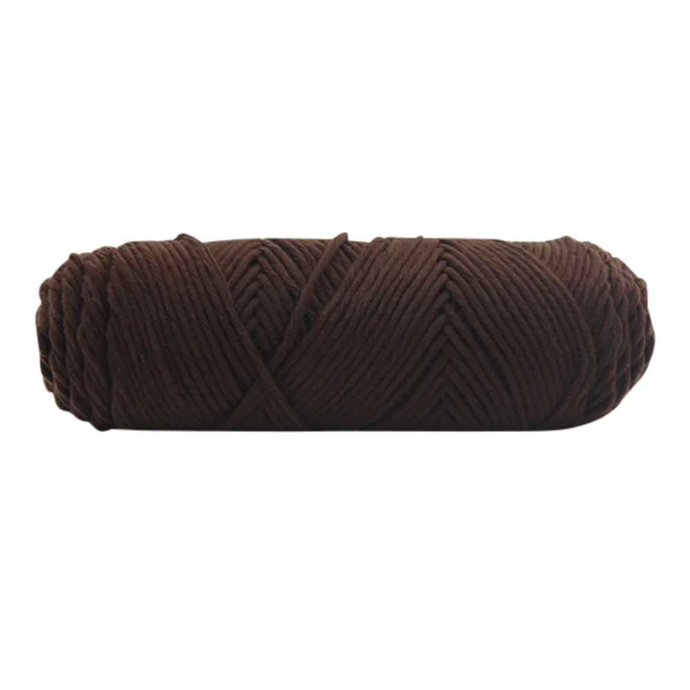 100 г чесаная мягкая детская молочная хлопчатобумажная пряжа плотная