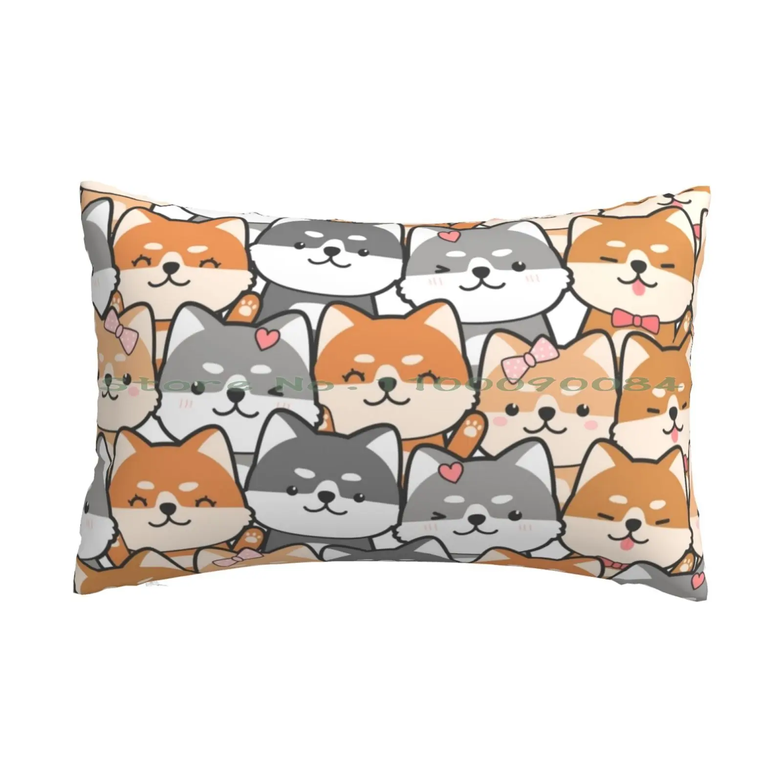 

Чехол для подушки Сиба-ину 20x30 50*75, чехол для дивана, спальни, цветов лотоса, дизайнерский Шелковый Лотос, оранжевый цветок лотоса, растение, р...