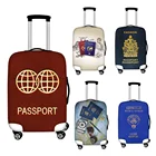 Эластичные дорожные Чехлы для паспорта и багажа Nopersonality, водонепроницаемые чехлы SMLXL на колесиках для 18-32 дюймов, чехол для костюма, чехол, сумка