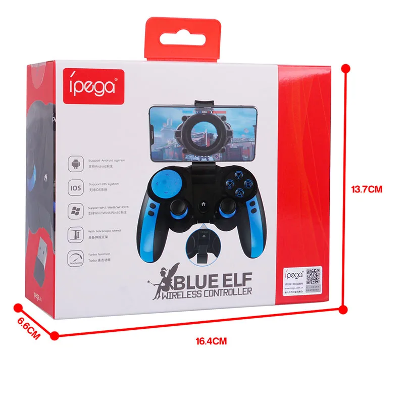 

Ipega-Mando con gatillo, para mvil, Android, iPhone, PC, mando para TV Box, mando para consola, Pubg, 9090 PG-9090