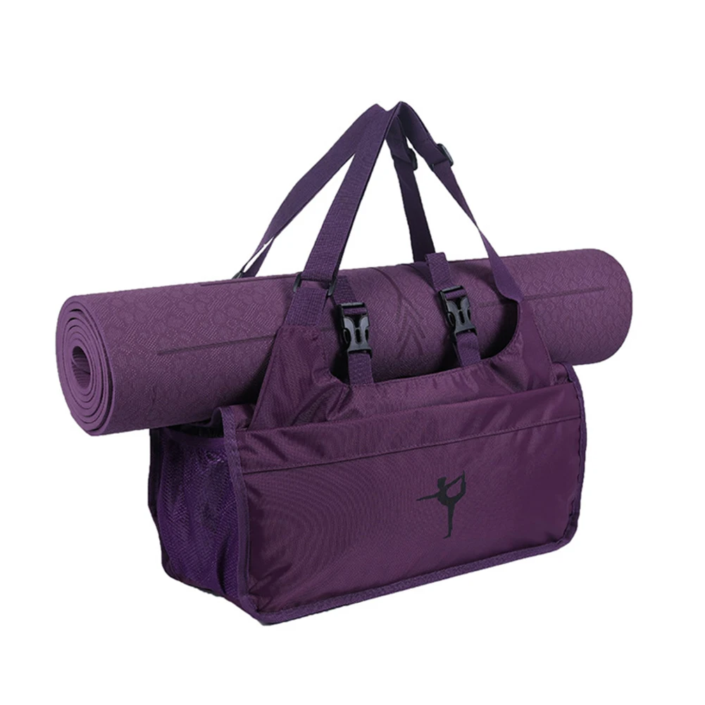 

Nylon Gym Bag Outdoor Sports Training Fitness Yoga Mat Workout Messenger Handbag for Effective Working-out Accessories