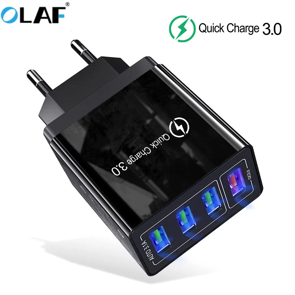 OLAF быстрое зарядное устройство 48 Вт USB зарядка для iPhone X 8 plus Samsung S10 S9 Note Быстрая
