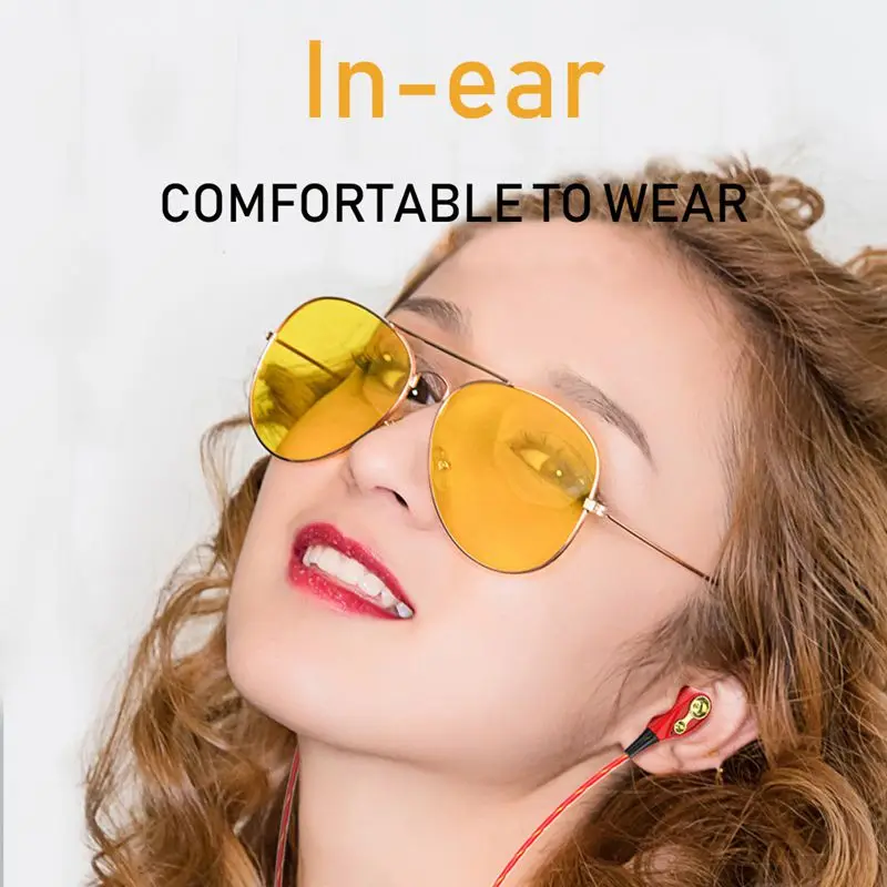 LEORY Dual Dynamic Driver 3.5mm Gaming Earphone Quad-Core Stereo Strong Bass Music Wired Headset Line Control Earbuds with Mic |