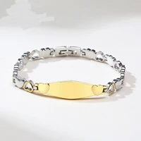 men bracelet stainless steel bangles bracelets for women jewelry silver color unisex bracelets for lovers