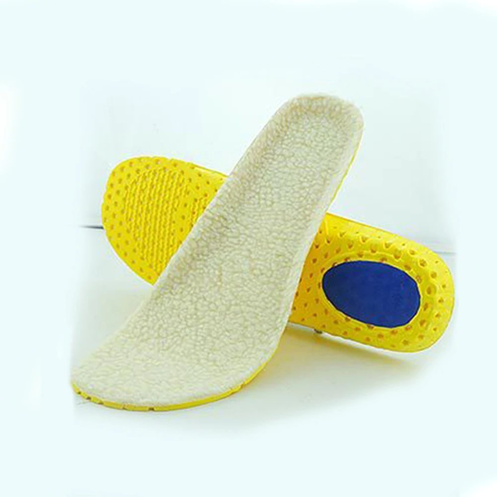 Теплая стелька с подогревом кашемировые теплые стельки толстые мягкие дышащие