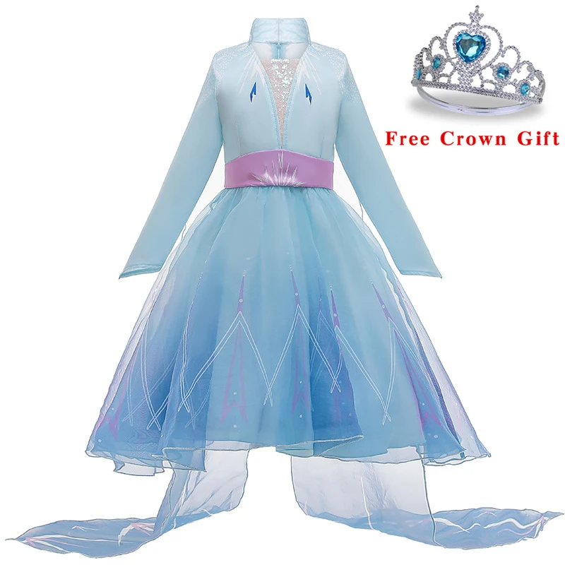 Free Accessories Unicorn Anna Alsa Christmas Sequins Dress Girl Princess Child Baby Helloween Clothes | Детская одежда и обувь