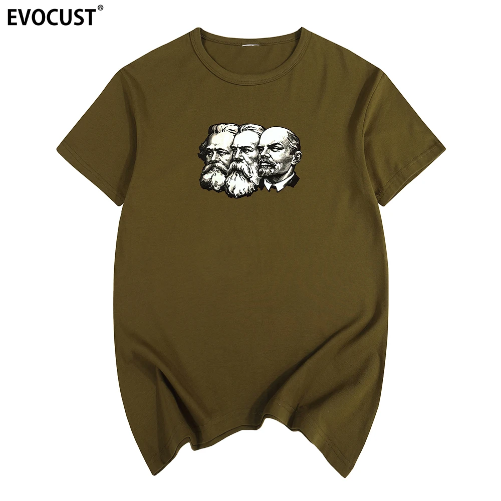 Мужская хлопковая футболка LENIN CCCP KFC KGB Marx и Энгельса Марксизм Ленина Сталина Мао
