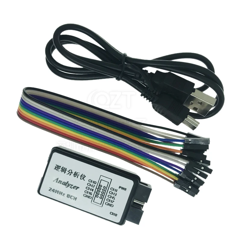 USB логический анализатор 24 МГц 8 каналов м/секунды отладчик для логического
