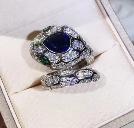 Кольца из стерлингового серебра 925 пробы с цирконием Анель белый/розовое золото