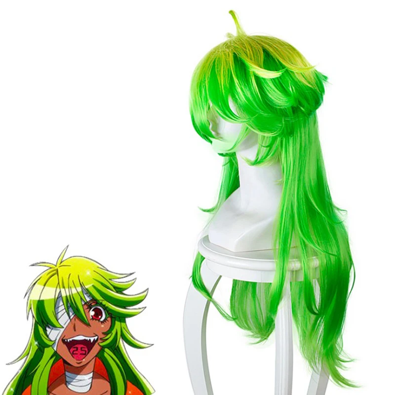 Парик для косплея Нико из аниме Nanbaka термостойкий синтетический Хэллоуина