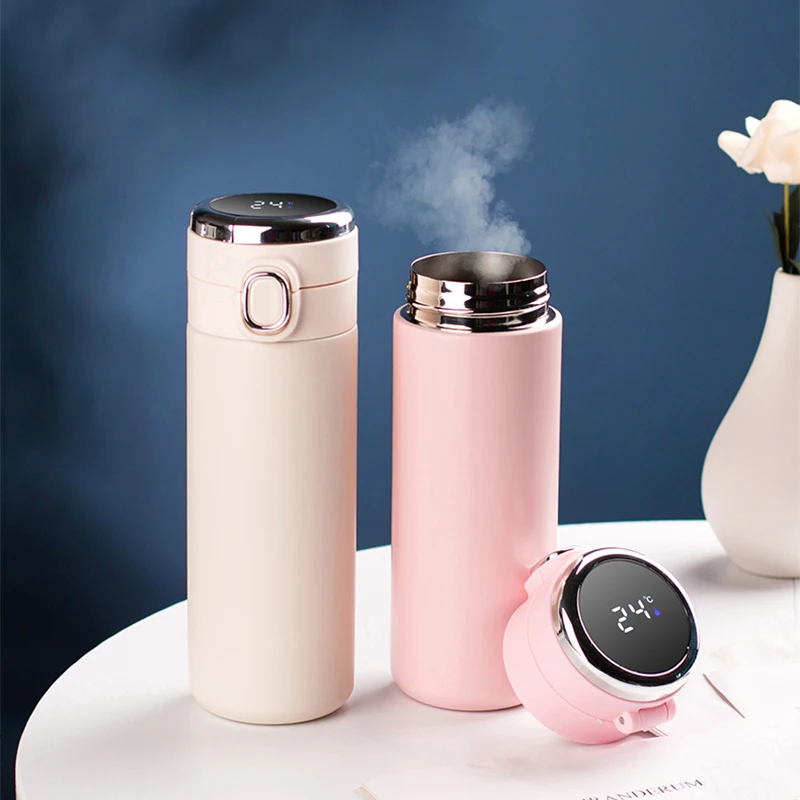 

Smart Thermo Bottle Temperature Display Thermos Stainless Steel Vacuum Flask Coffee Mug Tea Milk Mug Water Bottle 420ML/400ML