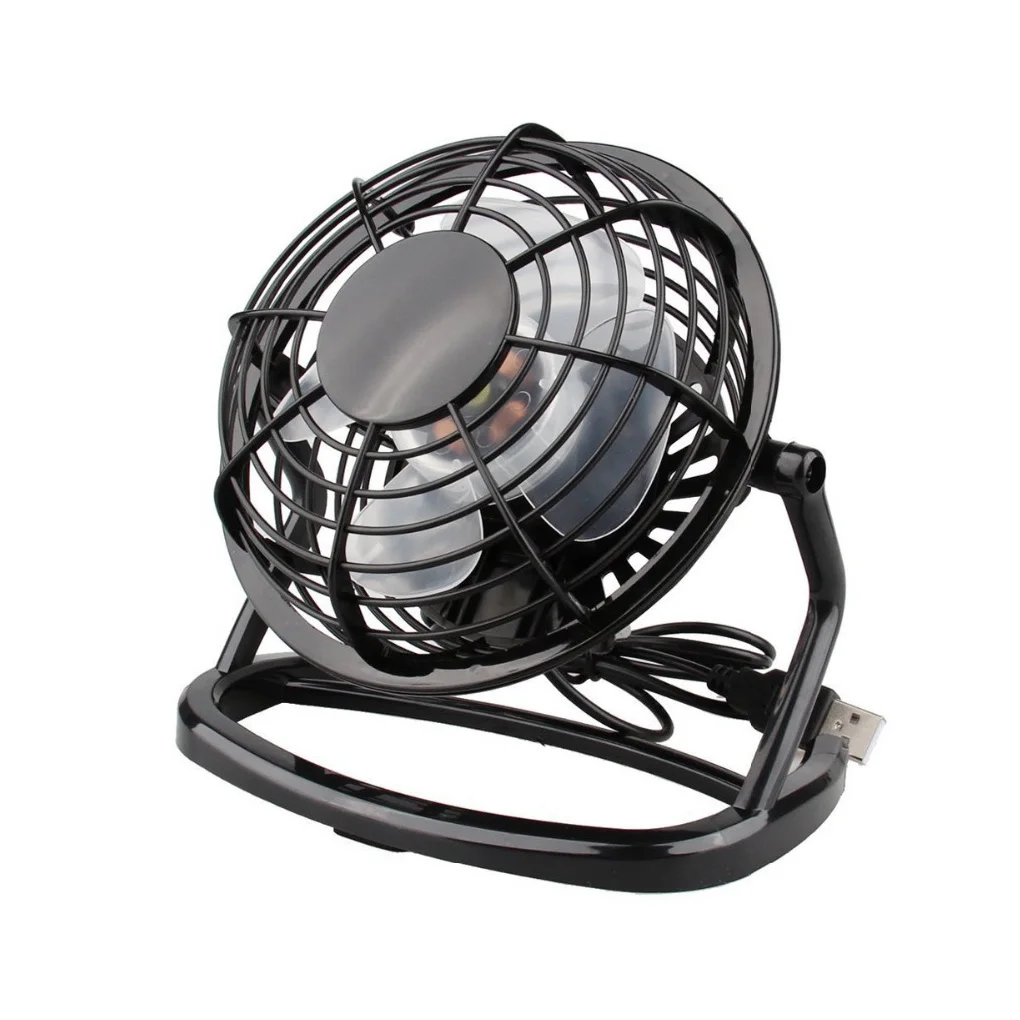 Мини USB портативный Электрический вентилятор Регулируемый Настольный 4 дюйма